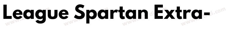 League Spartan Extra字体转换